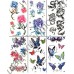 Временные татуировки в ассортименте Waterproof body tattoo stickers